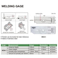 Insize Welding Gauge Series 4834-1